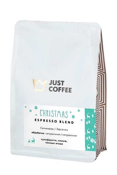Свежеобжарнеый кофе "Christmas Espresso Blend" Свежеобжарнеый кофе "Christmas Espresso Blend"