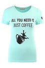 Футболка женская Justcoffee Blue Футболка женская Justcoffee Blue