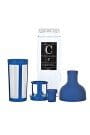 Бутылка для заваривания Cold Brew HARIO FIC-70-YB-EU, стекло, 650 мл, голубой Бутылка для заваривания Cold Brew HARIO FIC-70-YB-EU, стекло, 650 мл, голубой