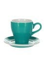 Кофейная пара Loveramics Tulip 280ml, бирюзовый (teal BTE) Кофейная пара Loveramics Tulip 280ml, бирюзовый (teal BTE)